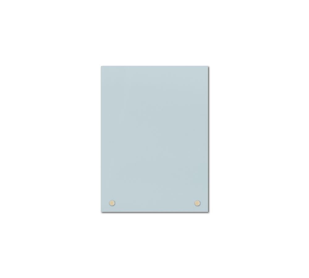 Glass Magnetic Dry Erase Board, Blue, 8" x 10" - Image 0