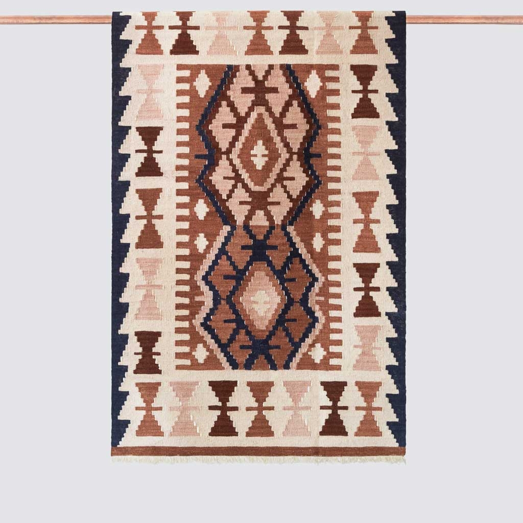 The Citizenry Harika Handwoven Kilim Accent Rug | 3' x 5' | Rust - Image 0