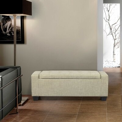 Extra Storage Linen Sofa Ottoman Bench - Image 0