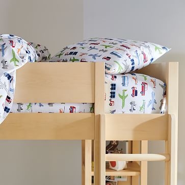 Nash Loft Bed with Desk, Twin, Natural, WE Kids - Image 2
