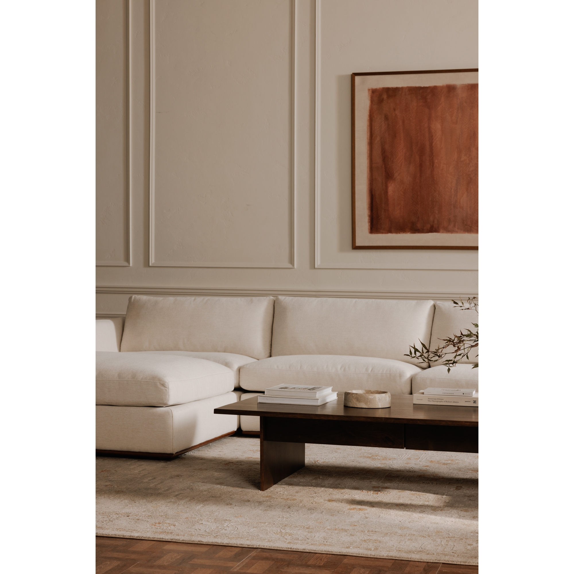 Rue Classic L Modular Sectional Off White - Image 5