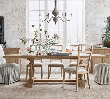 Ashford Side Dining Chair, Gray Wash Frame &amp; Erin Linen Oatmeal Seat - Image 3