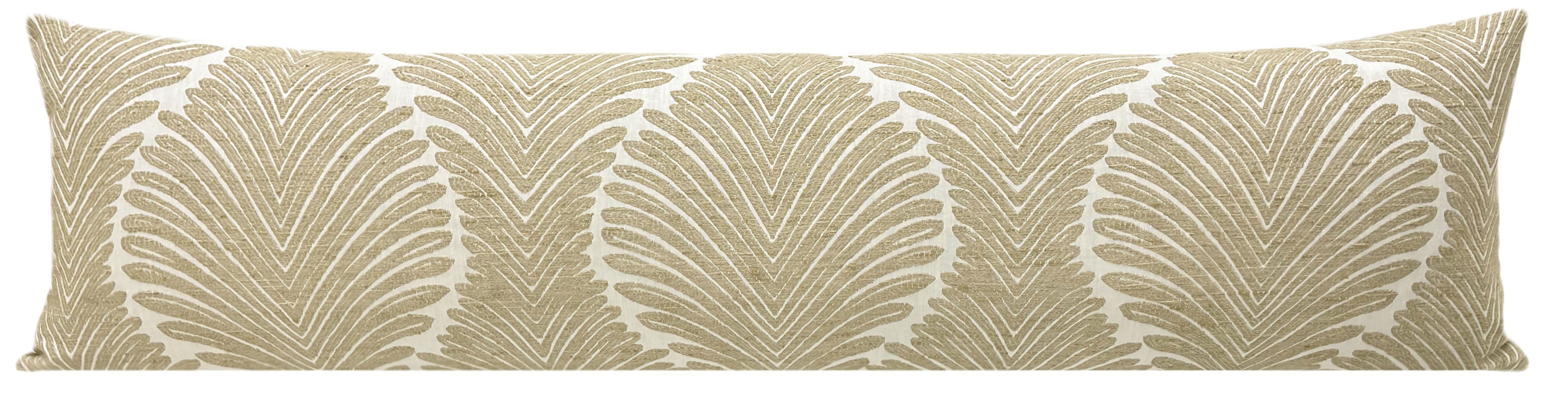 The XL Lumbar :: Musgrove Chenille // Natural - KING // 9" X 48" - Image 1