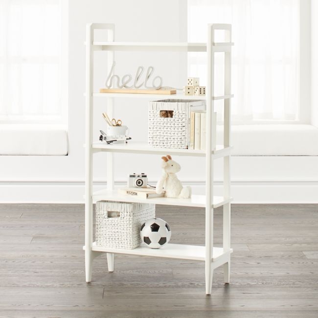 Wrightwood Tall White Bookcase - Image 0