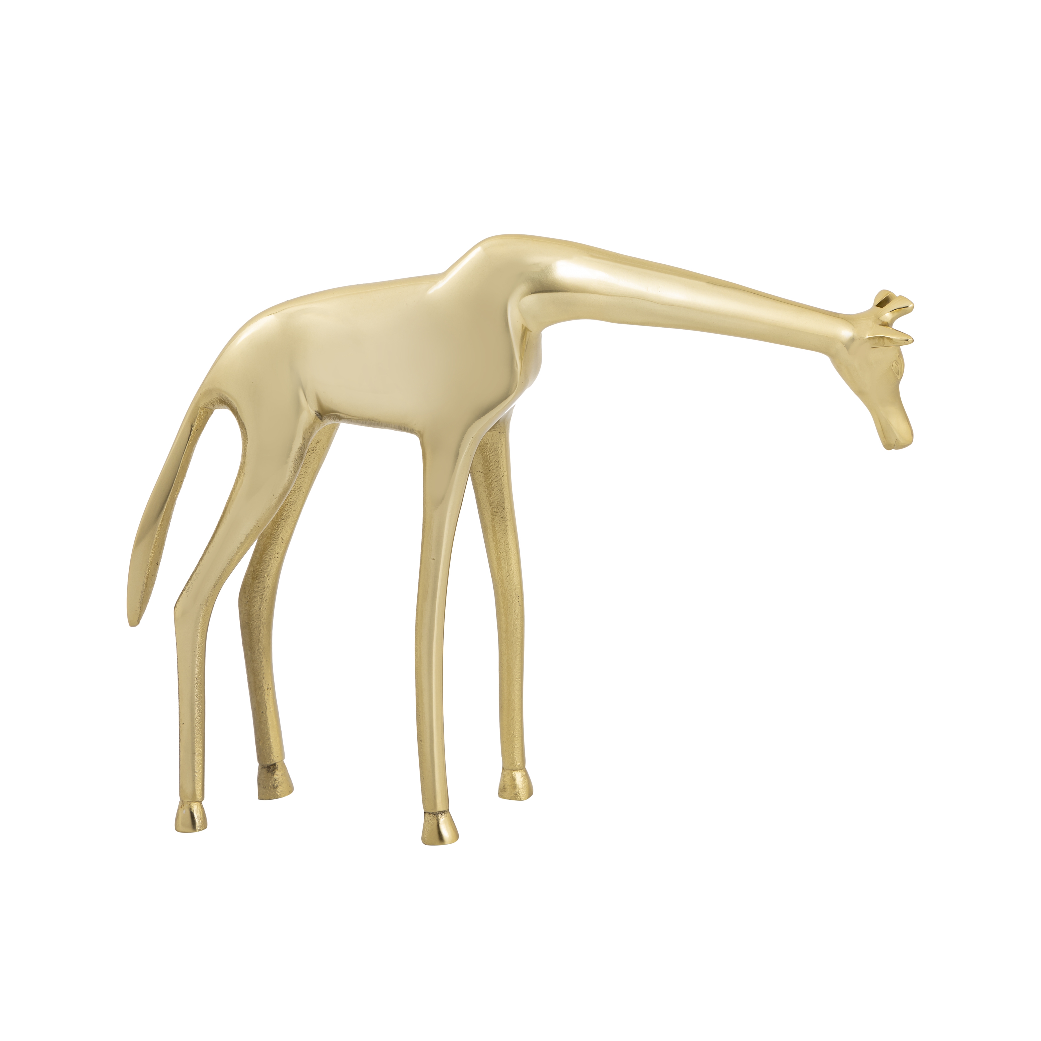 Brass Giraffe Sculpture - Small - Image 2