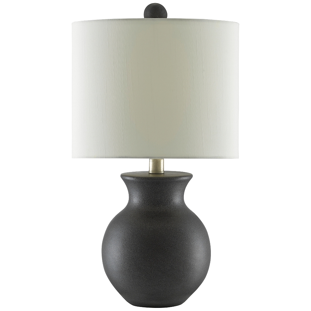 Marazzi Black Granite Terracotta Accent Table Lamp - Style # 88P91 - Image 0
