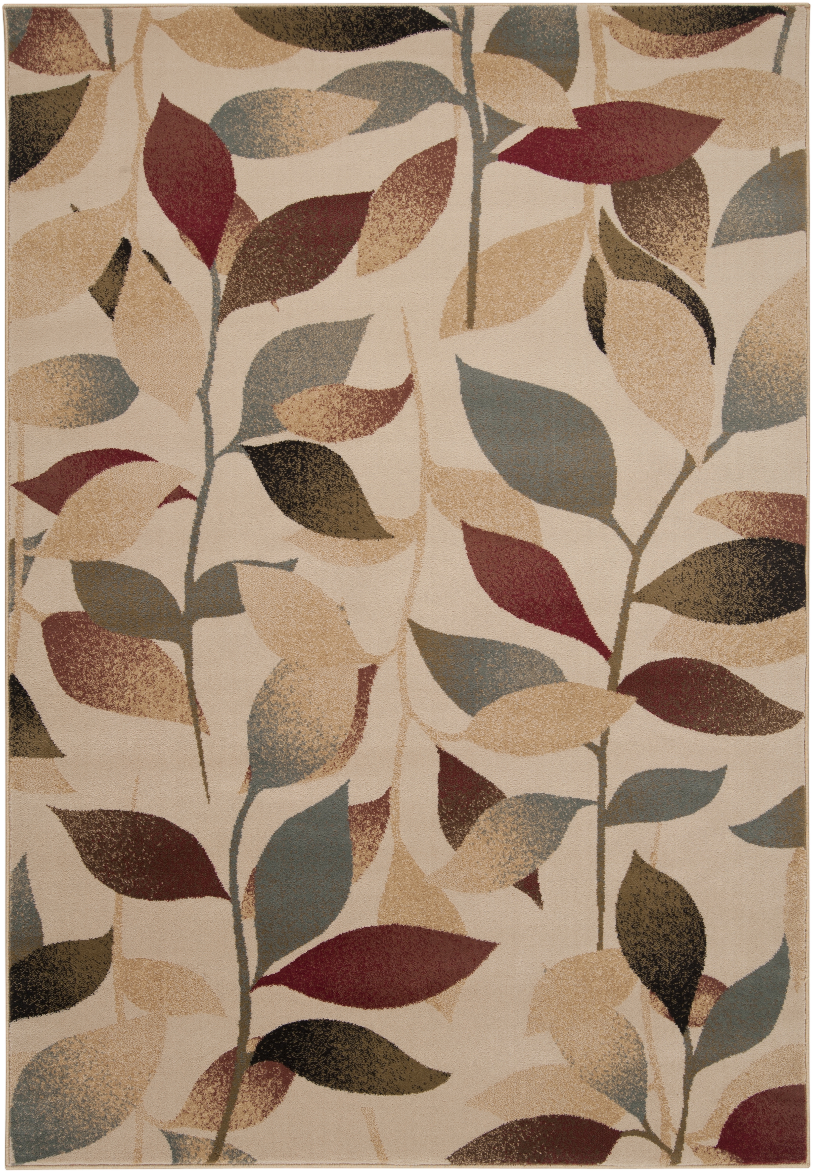 Riley Beige Indoor 12' x 14'11" Machine Woven Rug - Image 0