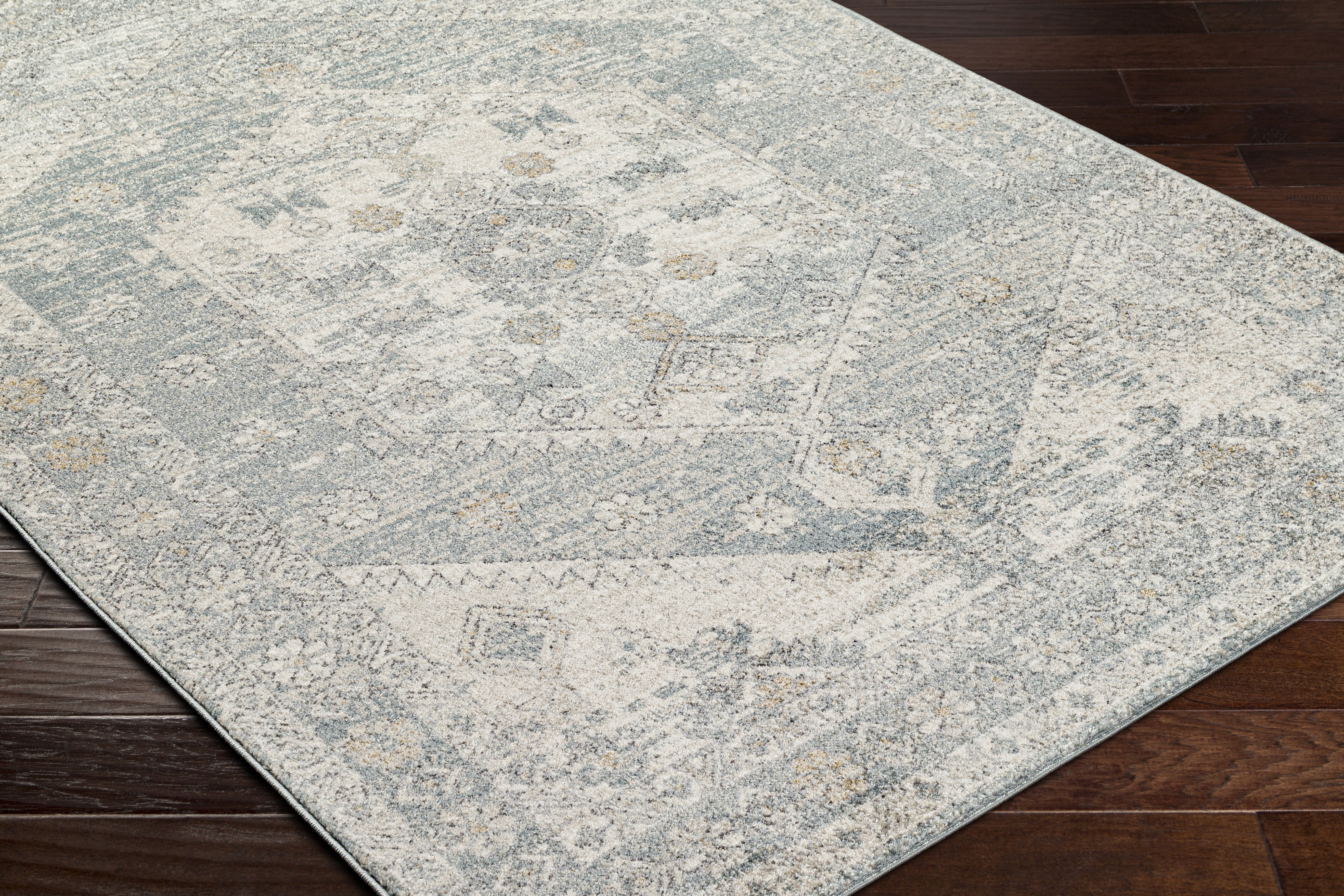 Alpharetta Gray Indoor 7'10" x 10' Machine Woven Rug - Image 5