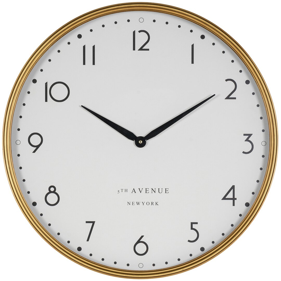 "Cooper Classics Zane Wall Clock" - Image 0