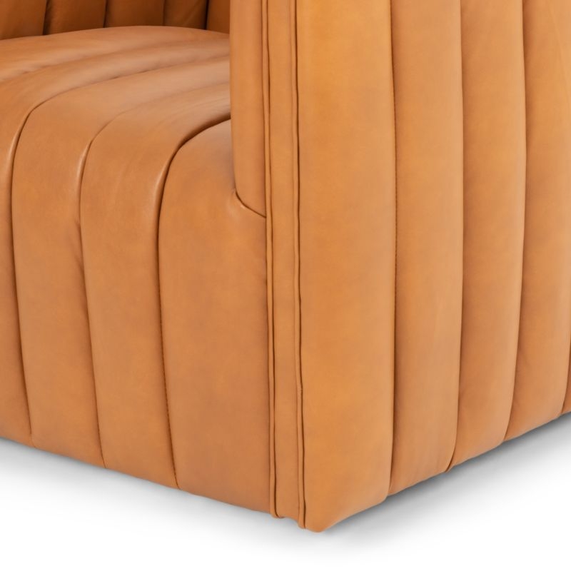 Cosima Leather Swivel Chair - Image 4