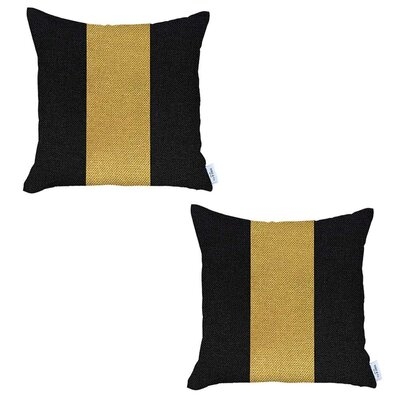 Arthouse-ColorStripe*Set2 Square Polyester Blend Pillow Cover - Image 0