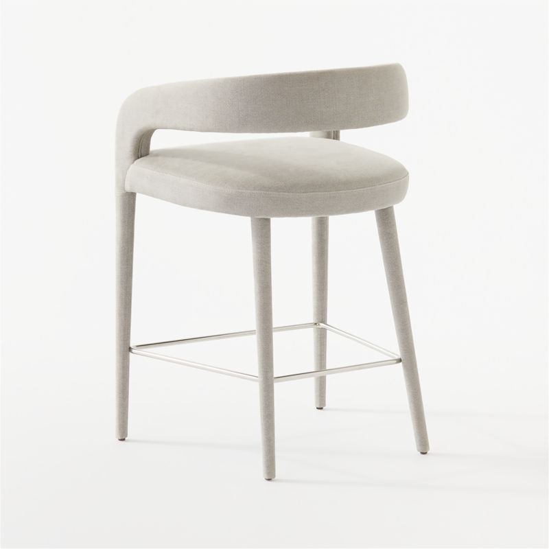Lisette Grey Counter Stool (back ordered delivered in June) - Image 4