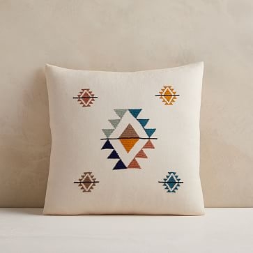 Mexican Pillow Cover, 18"x18", Multi, Set of 2 - Image 0