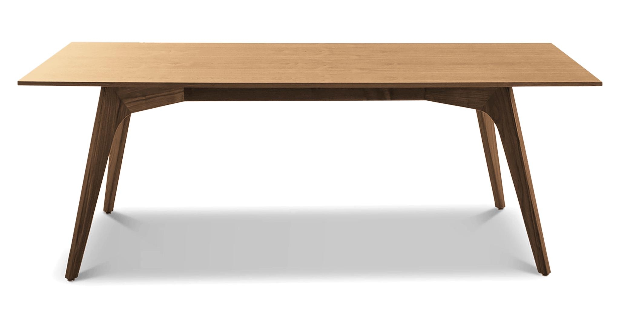Hesse Mid Century Modern (Wood Top) Dining Table - Cherry - Image 0