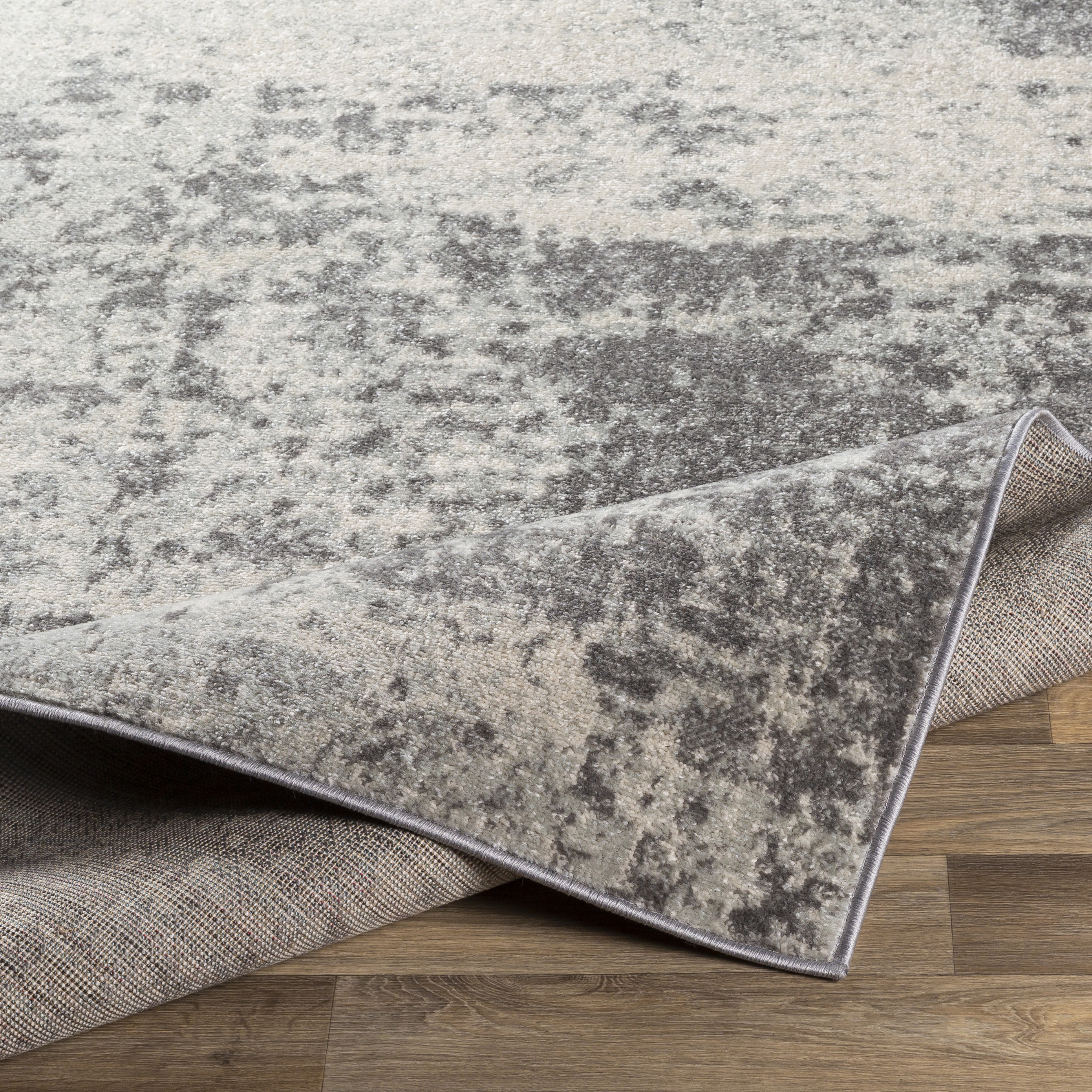 Chester Rug, 6'7" x 9', Gray - Image 6