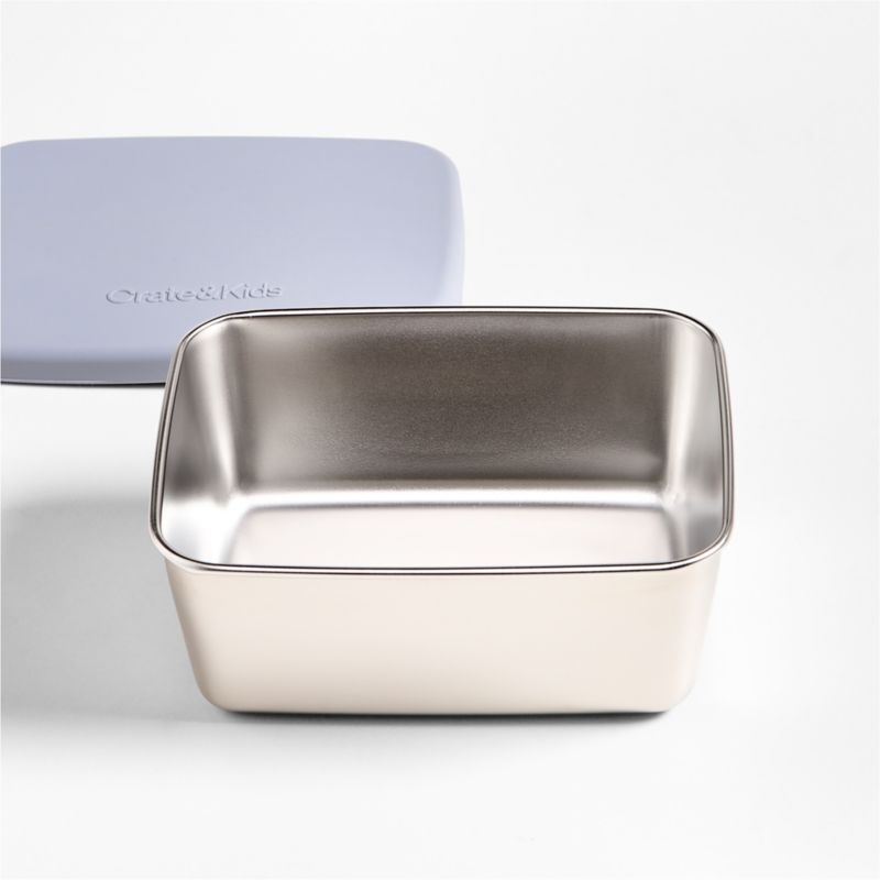 Blue Stainless Steel Small Food Container - Image 1