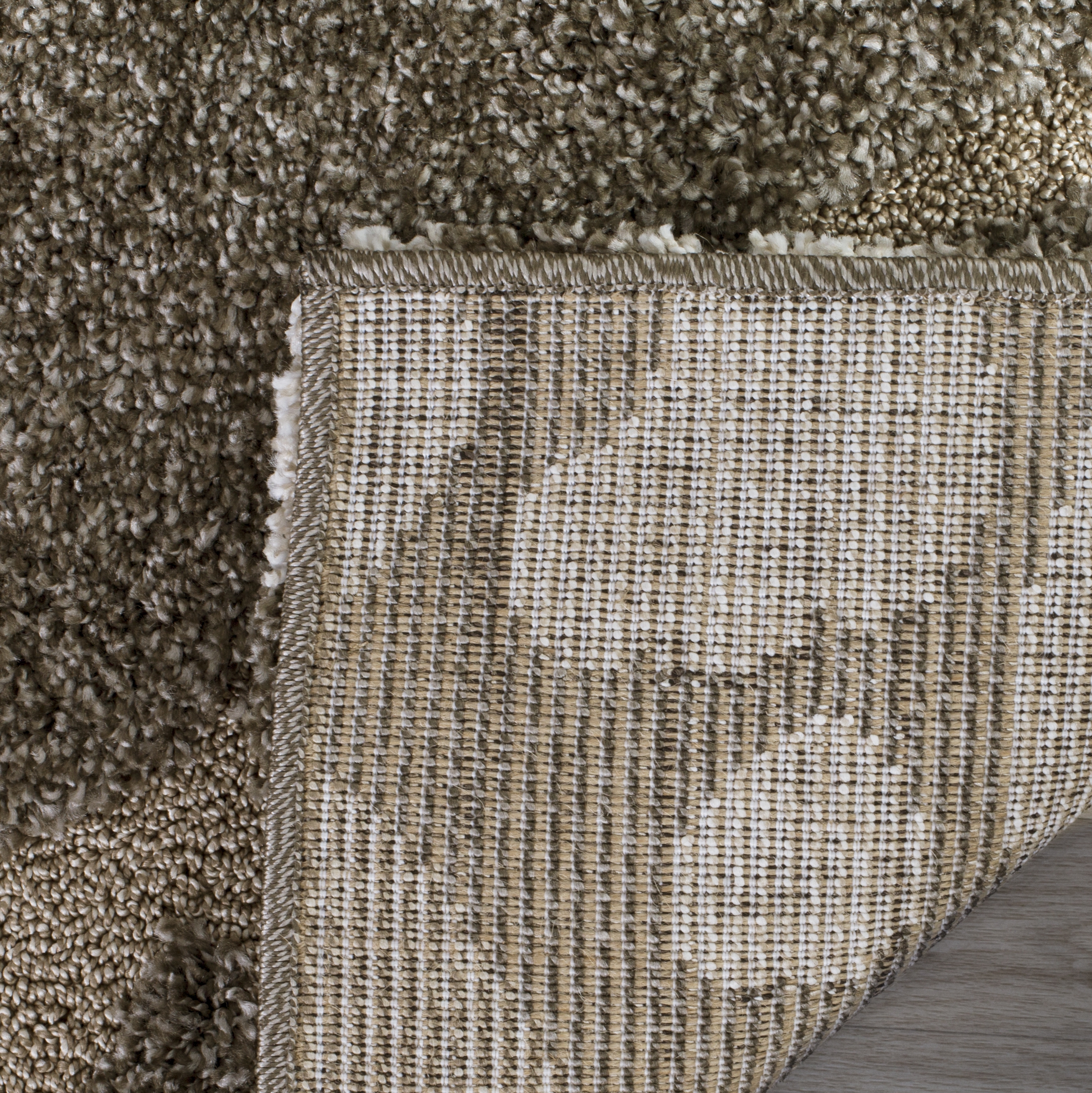 Arlo Home Woven Area Rug, SG464-7913, Smoke/Beige,  5' X 5' Square - Image 2