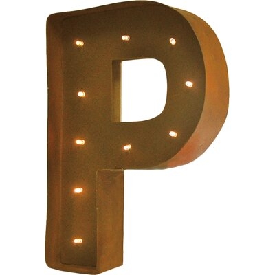 Moscato Rustic Vintage Letter LED Marquee Sign - Image 0