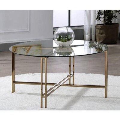 Veises Coffee Table, Champagne - Image 0