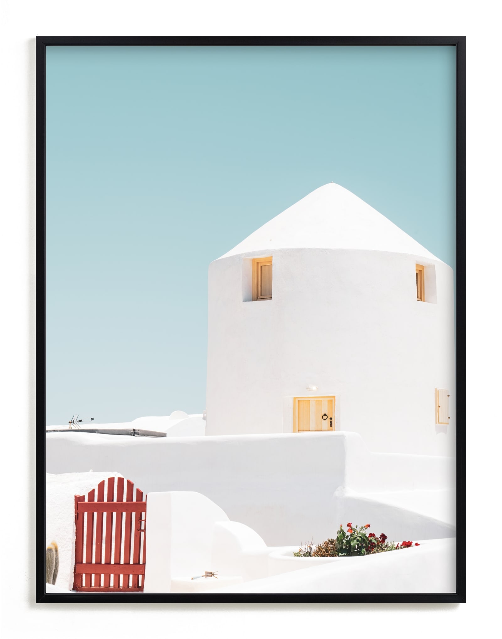 Cycladic House II Open Edition Fine Art Print - Image 0