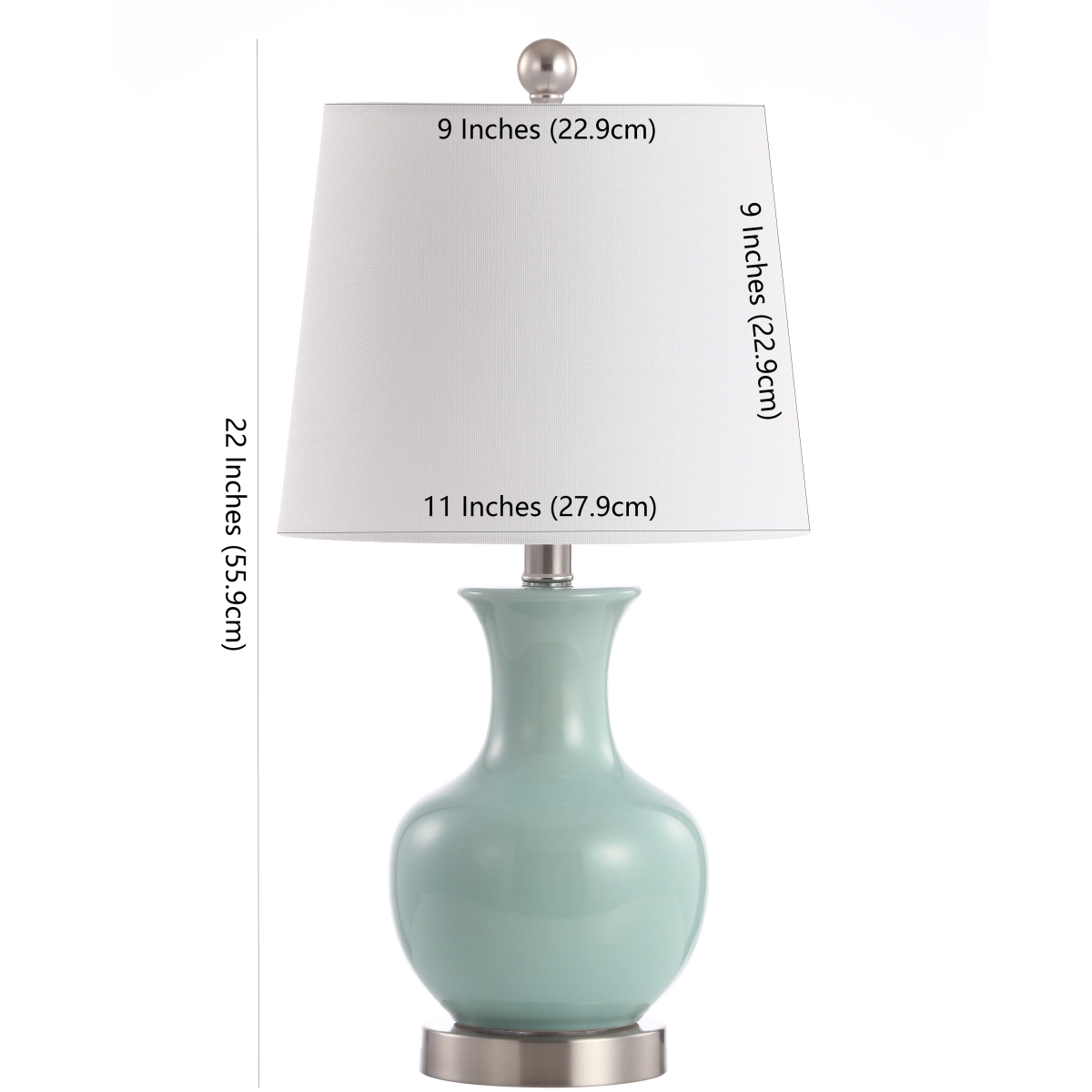 Soren Table Lamp - Blue - Safavieh - Image 0