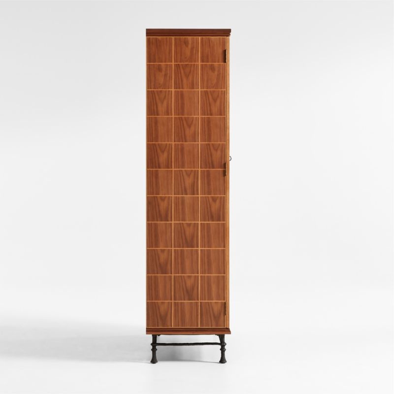 Foliate Walnut Wood Storage Cabinet by Jake Arnold - Image 8