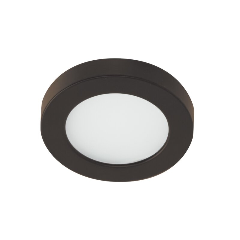 WAC Lighting Edge Lit LED Under Cabinet Recessed Light Finish: Dark Bronze - Image 0