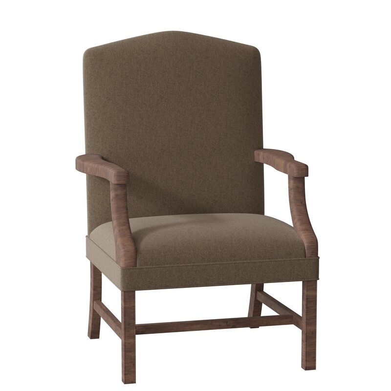 Fairfield Chair Addison Armchair Body Fabric: 3158 Bamboo, Leg Color: Tobacco - Image 0