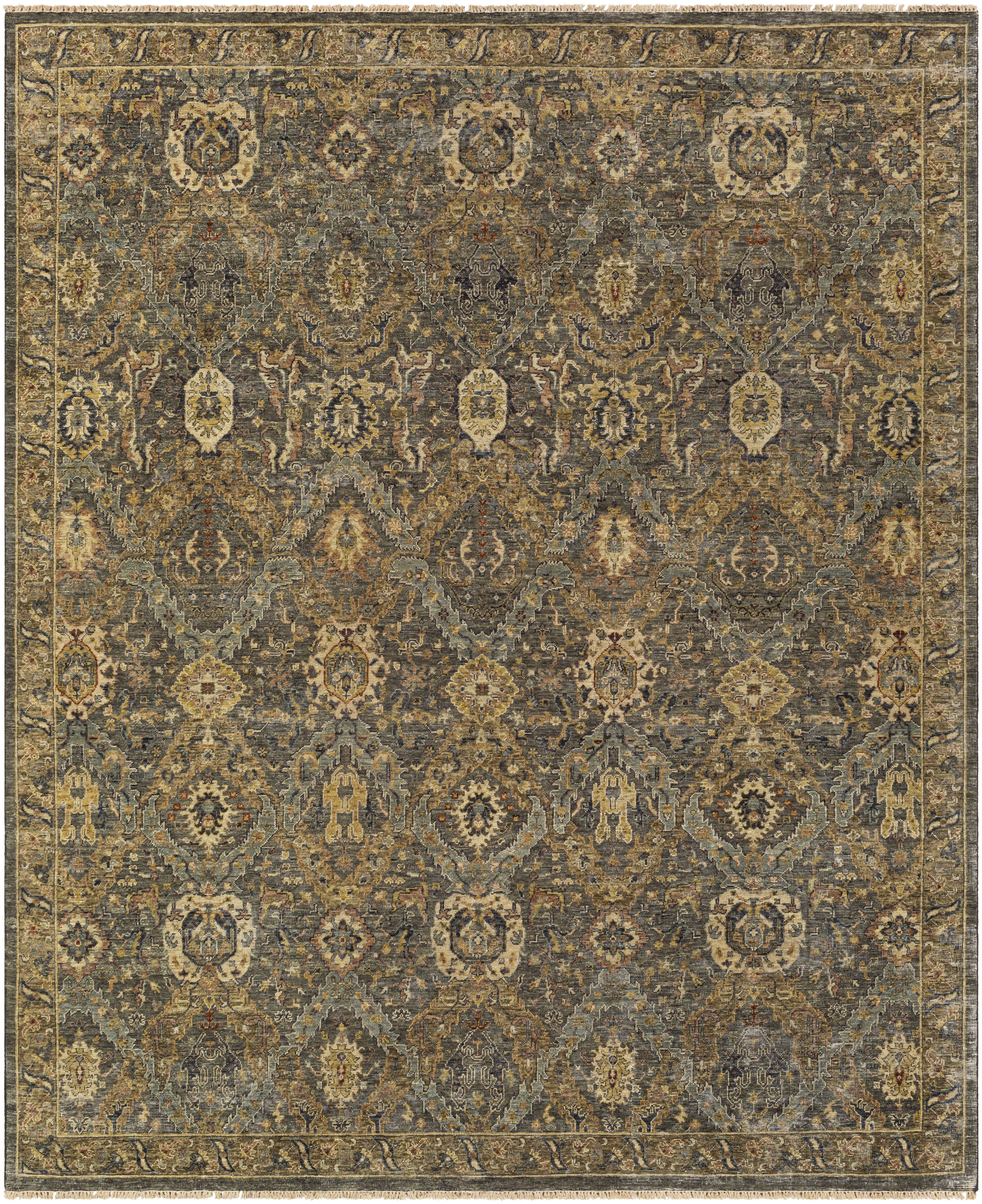 Anatolia Brown Indoor 9' x 12' Handmade Rug - Image 0