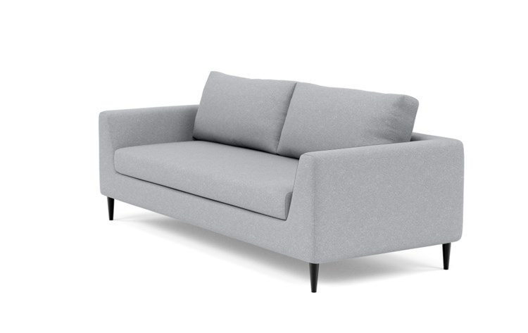 Asher Sofa with Grey Gris Fabric and Unfinished GunMetal legs - Image 4