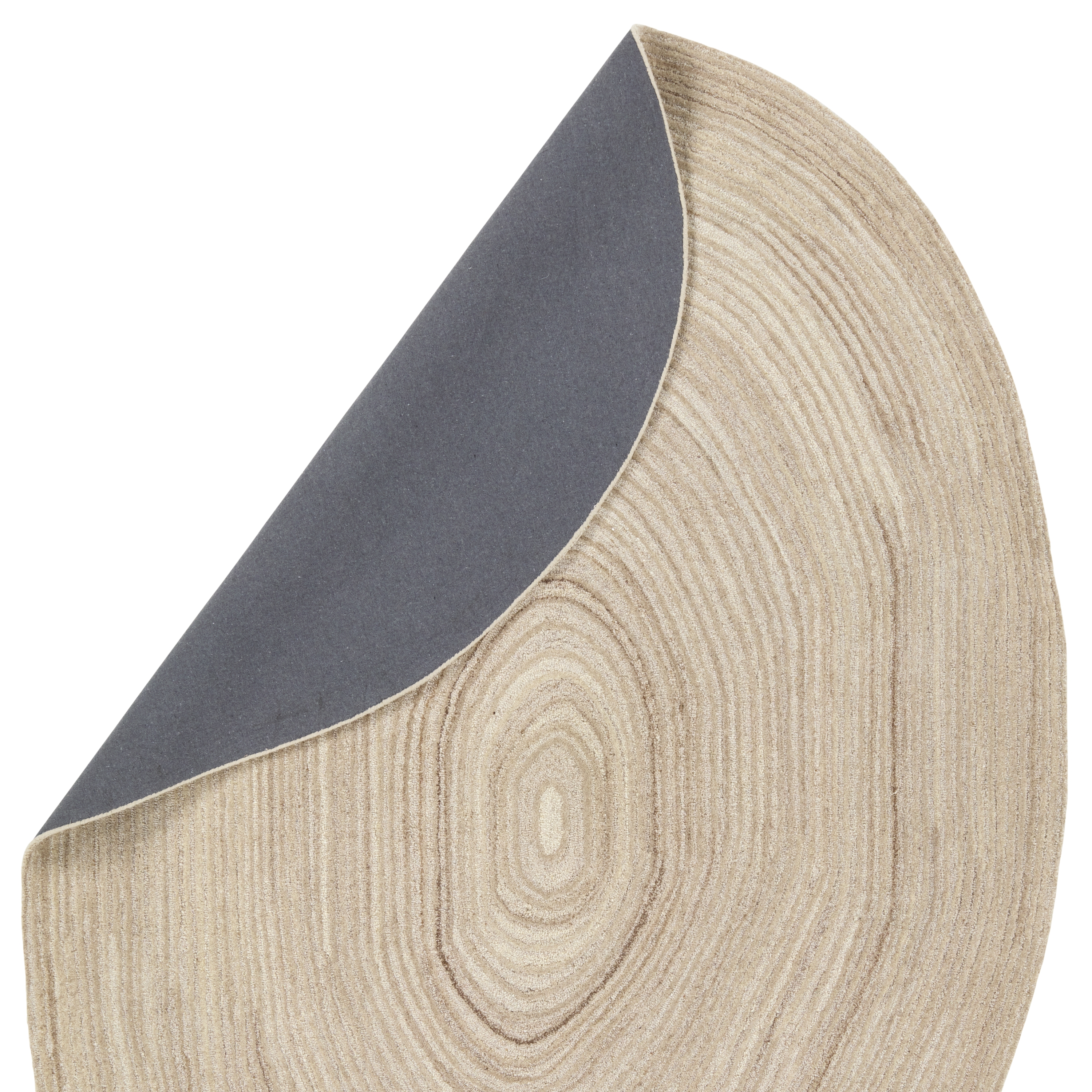 Cedar OKK01 Handmade Geometric Tan Irregular Area Rug (4'x5'11") - Image 2