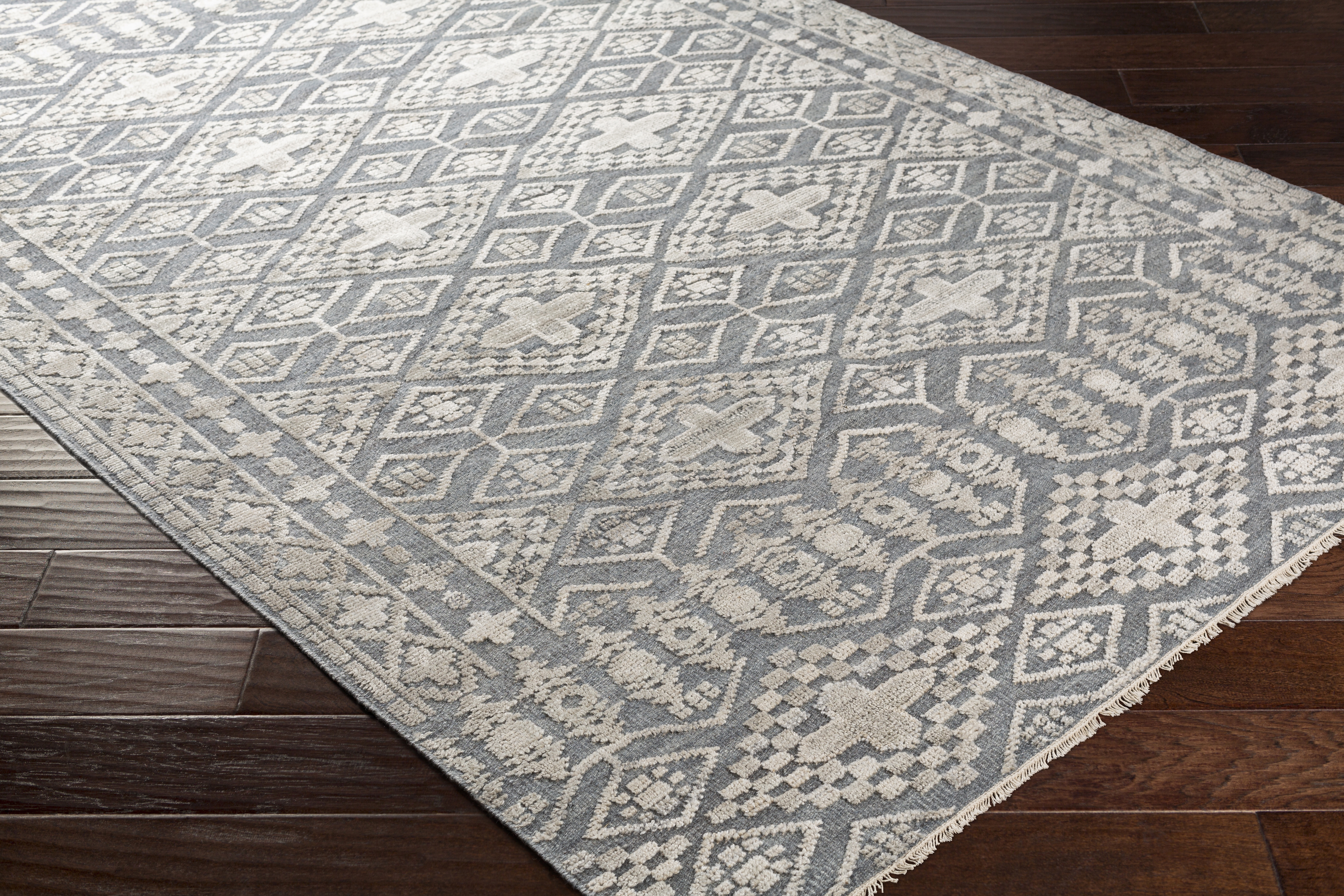 Nobility Beige Indoor 2' x 3' Handmade Rug - Image 2