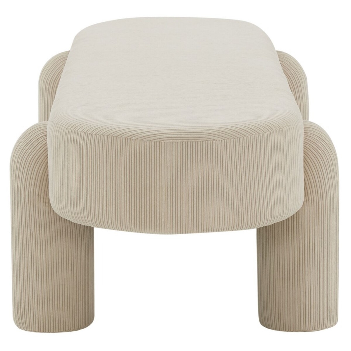 Laurence Corduroy Bench - Sand - Image 2