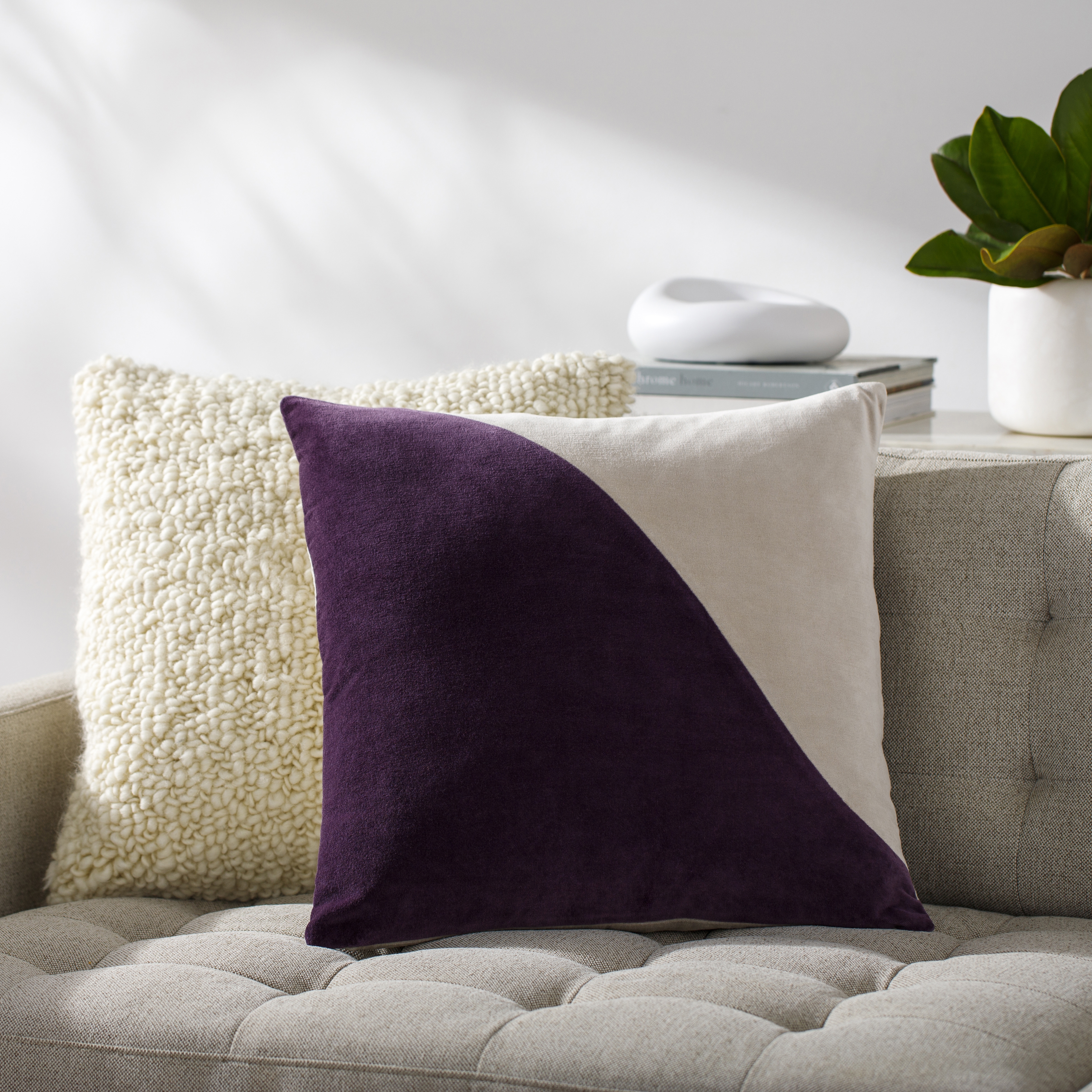 Cotton Velvet CV-073 13"L x 20"W Pillow Cover - Image 1