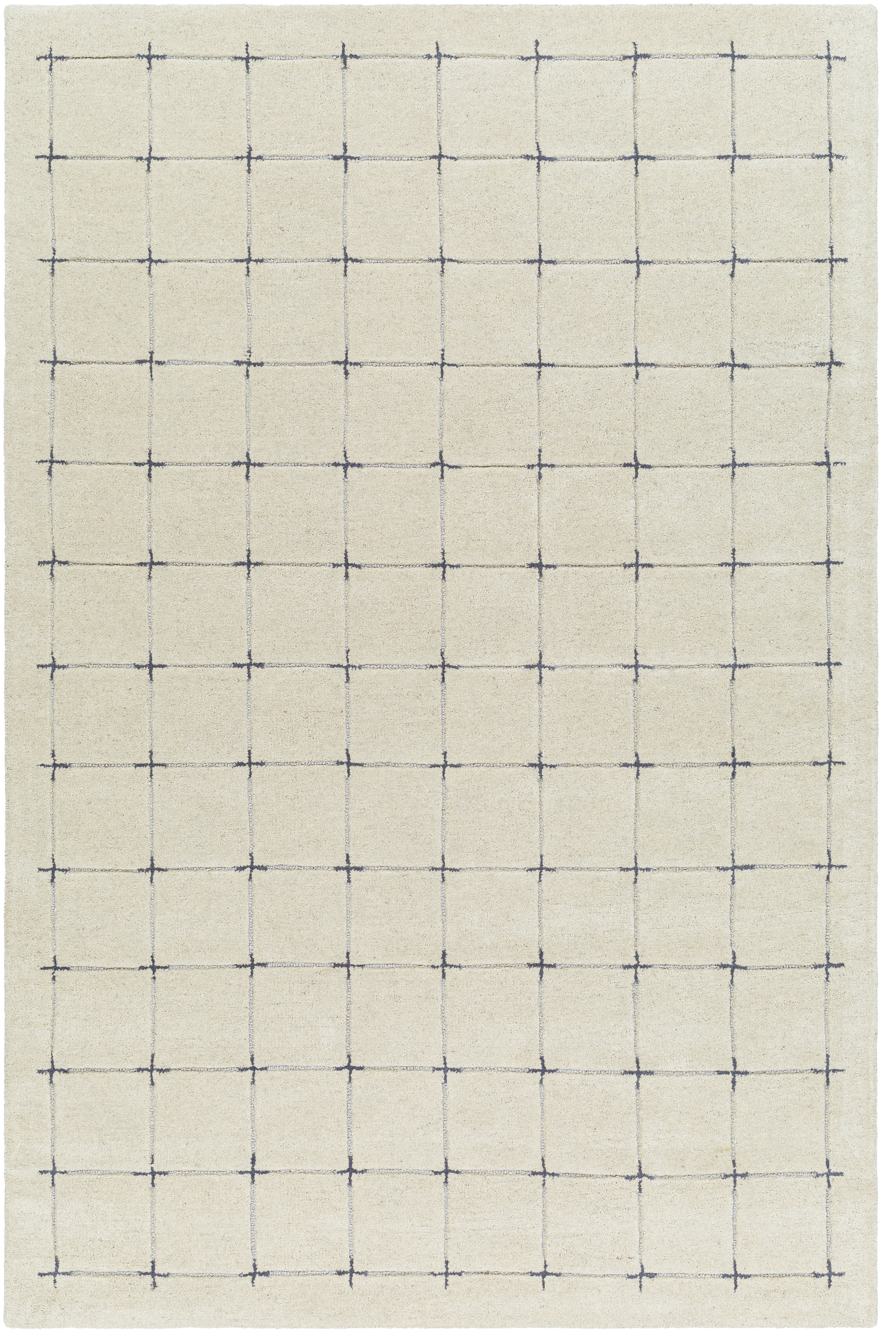 Brook Beige Indoor 5' x 7'6" Handmade Rug - Image 0