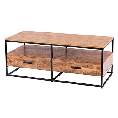 Deatherage Frame Coffee Table with Storage - Image 0