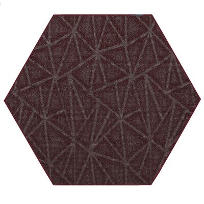Modern Indoor/Outdoor Commercial Rug - Burgundy, 11' X 19', Pet And Kids Friendly Rug. Made In USA, Rectangle, Area Rugs Great For Kids, Pets, Event, Wedding - Image 0