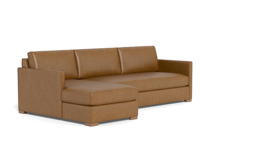 Scarlett Leather Left Chaise Sectional - Image 1