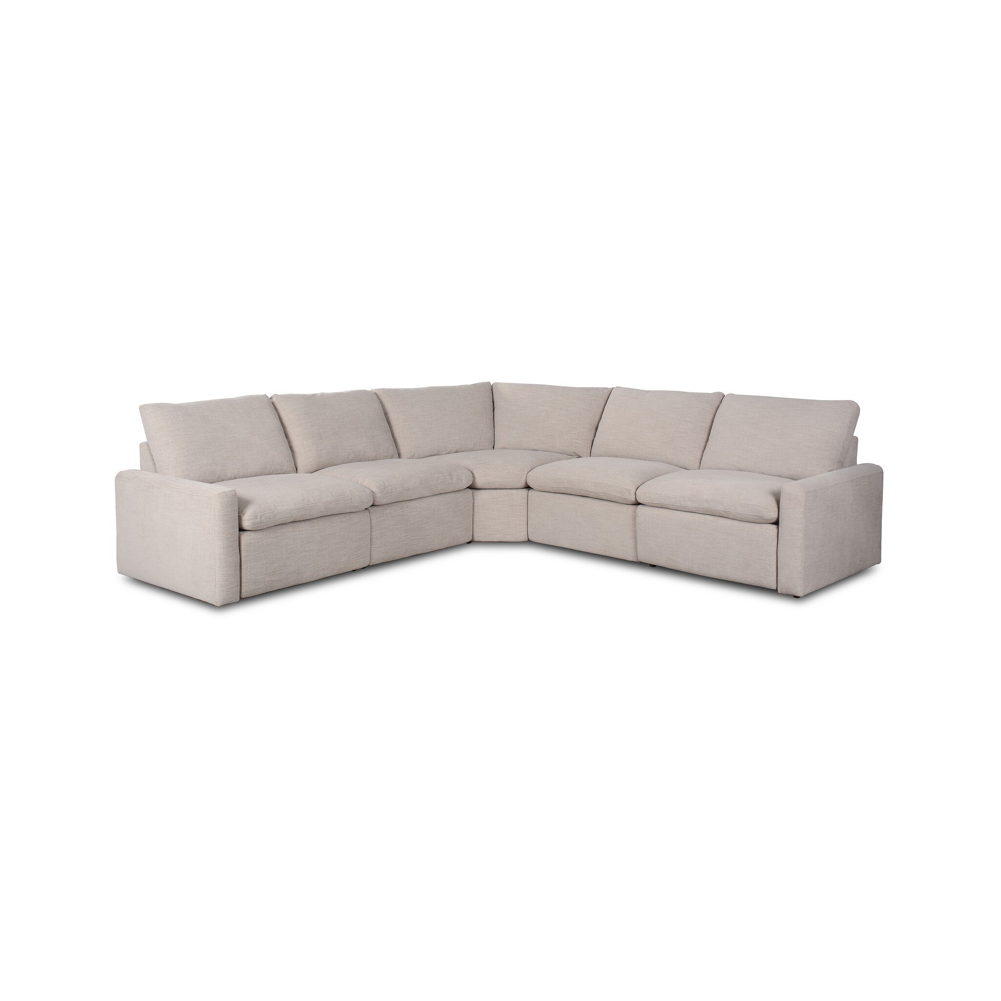 Tillery Power Recliner 5-Piece Sectional - Laken Stone - Image 0