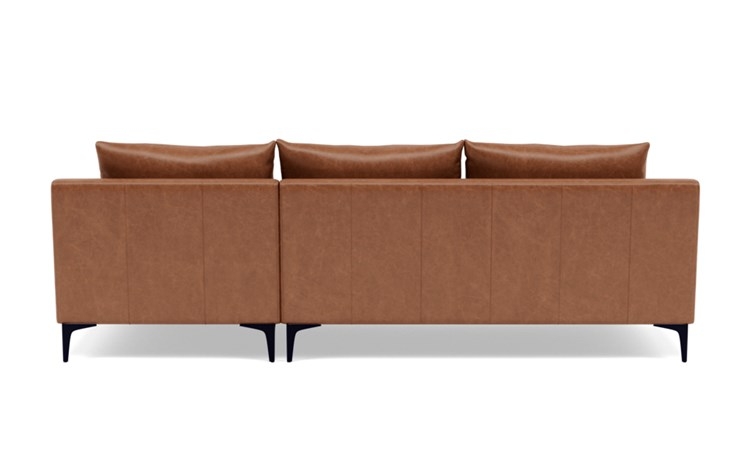 Sloan Leather Right Chaise Sectional - Image 3