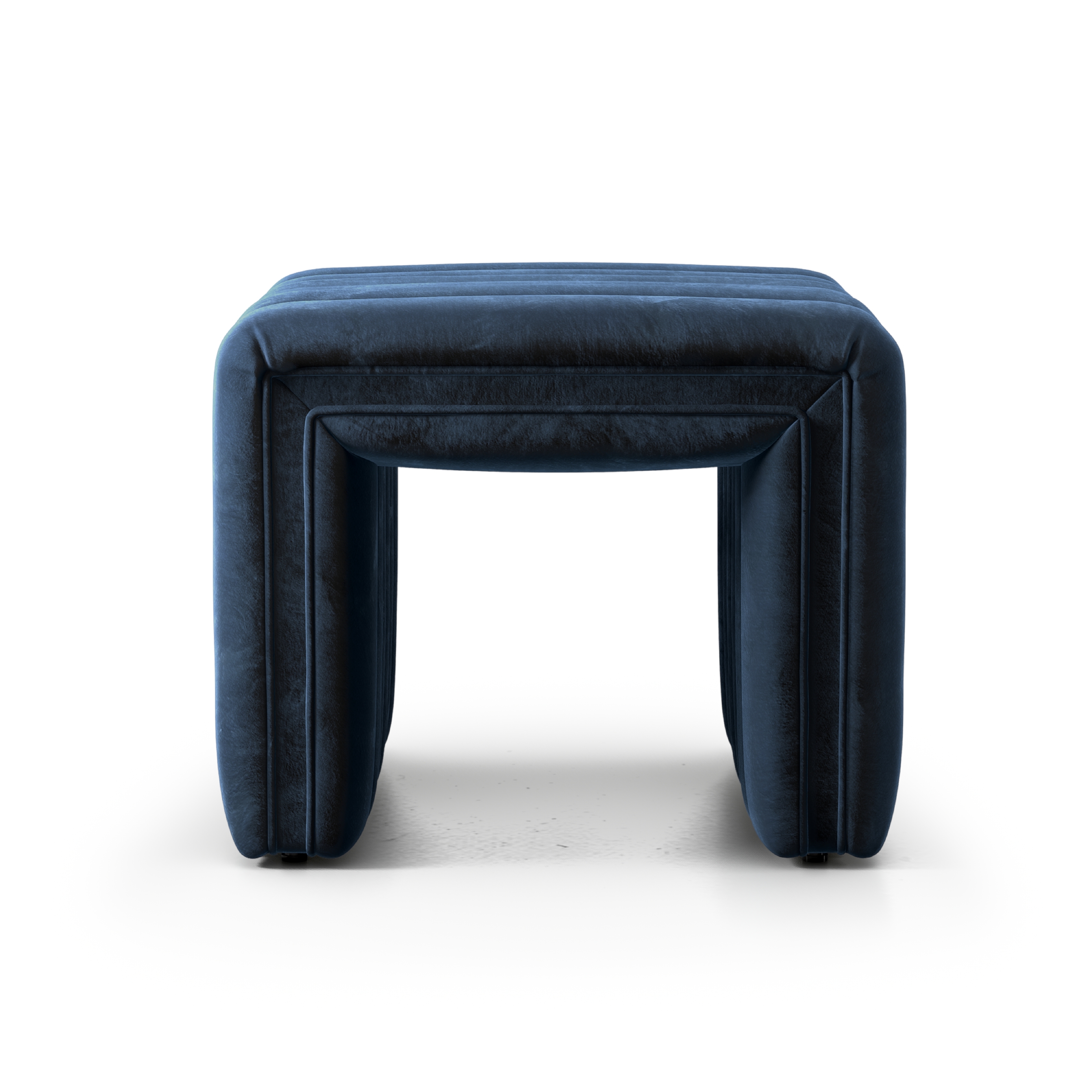Augustine Ottoman-21" - Sapphire Navy - Image 3