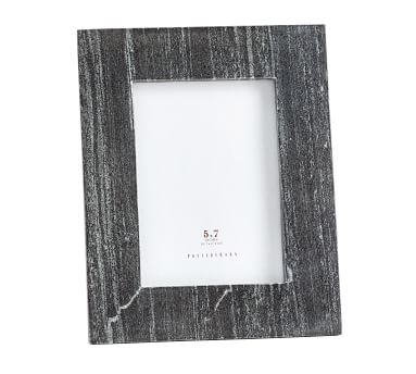 Marble Picture Frame, Black, 4" x 6" - Image 5