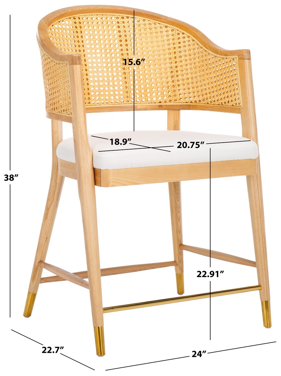 Rogue Rattan Counter Stool - Natural - Image 9
