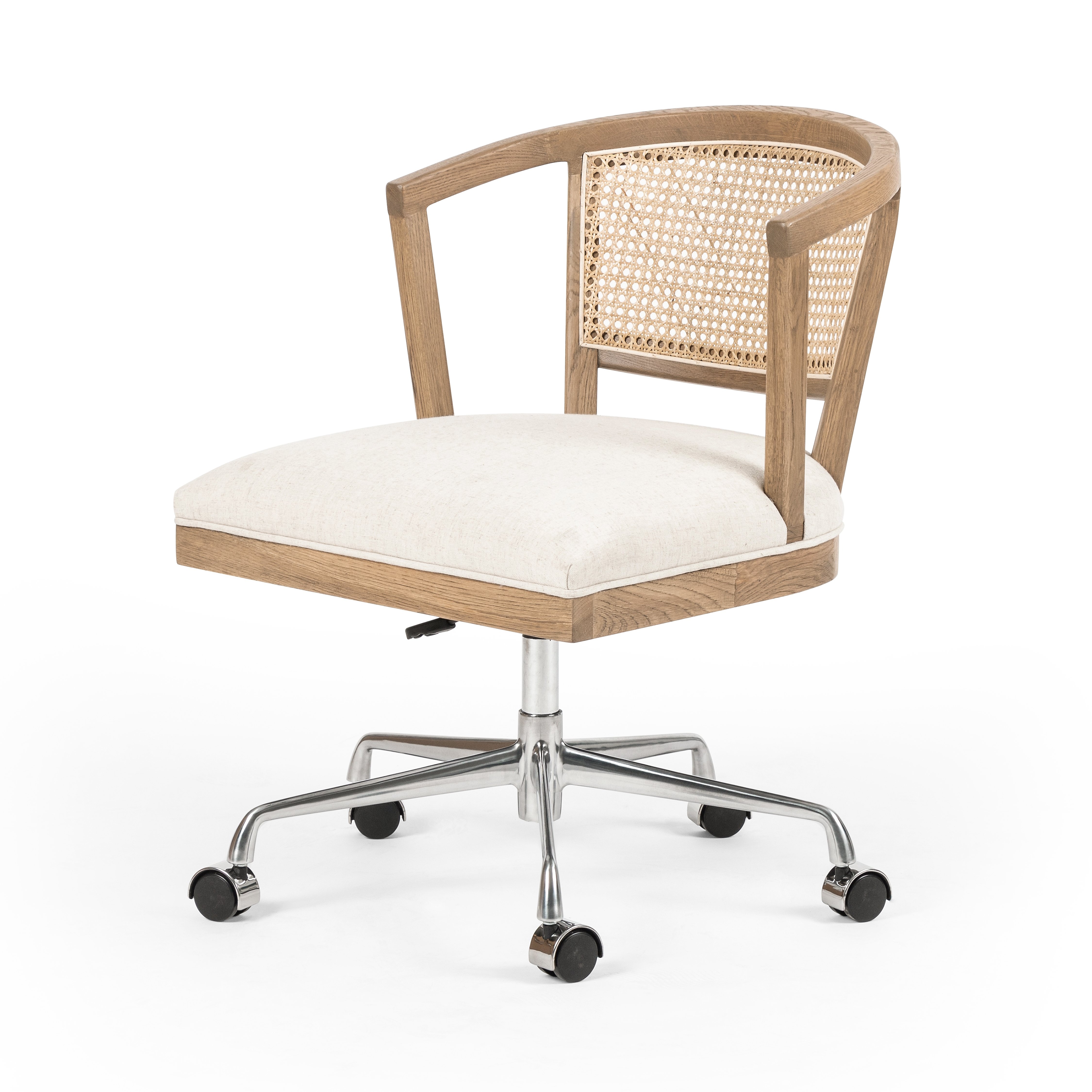 Alexa Desk Chair-Light Honey Nettlewood - Image 0