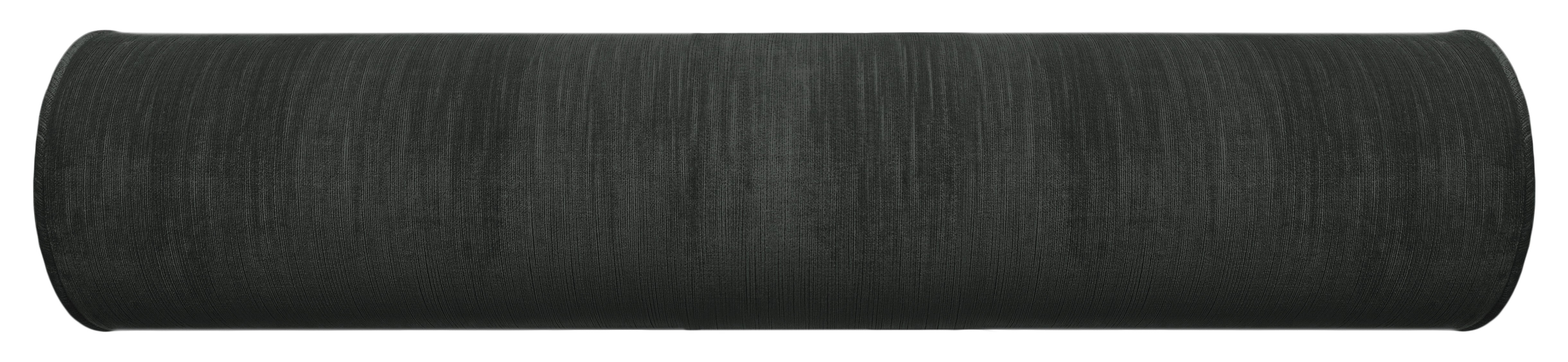 THE BOLSTER :: STRIE VELVET // GRAPHITE - BY THE YARD - Image 2