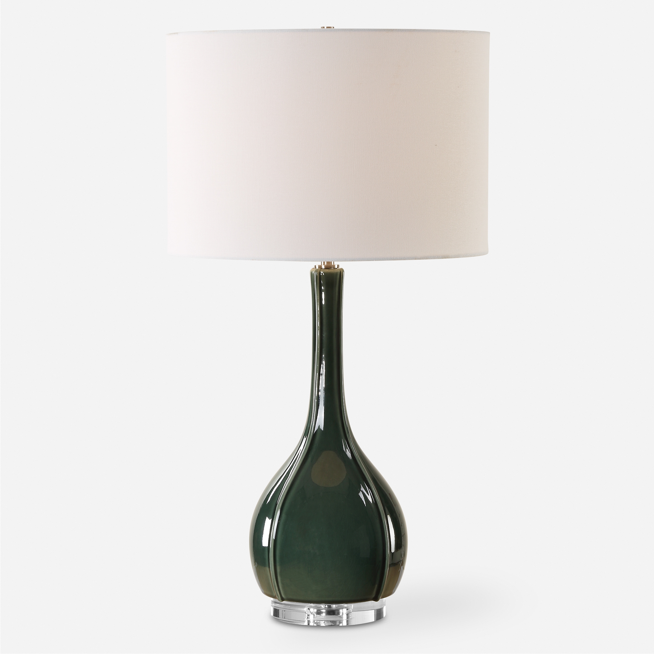 Essex Green Glass Table Lamp - Image 0
