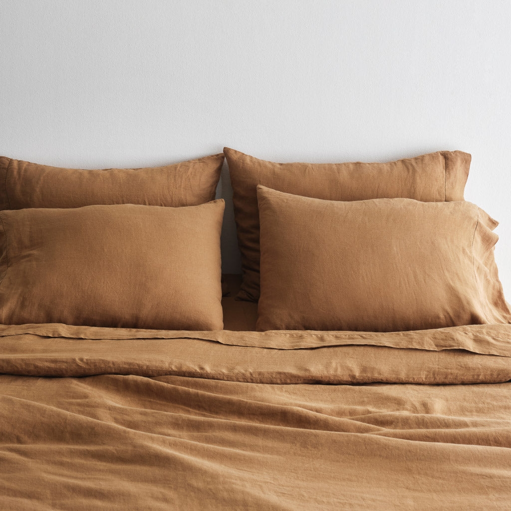 The Citizenry Stonewashed Linen Bed Bundle | Queen | Sand - Image 3