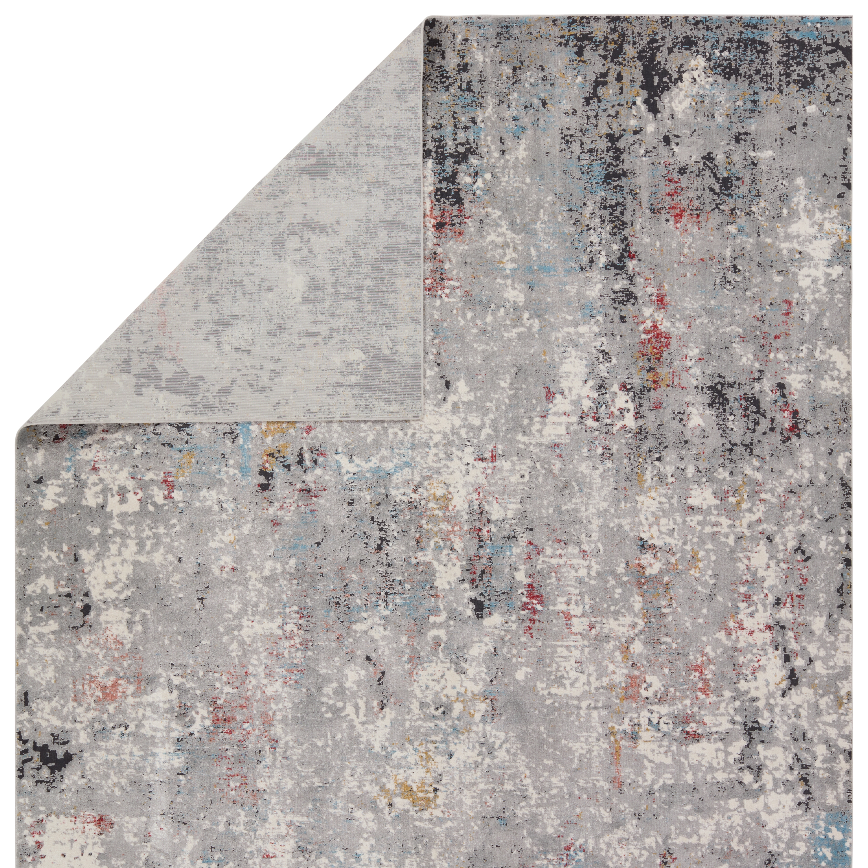 Vasari Abstract Gray/White Area Rug (9'X12') - Image 2