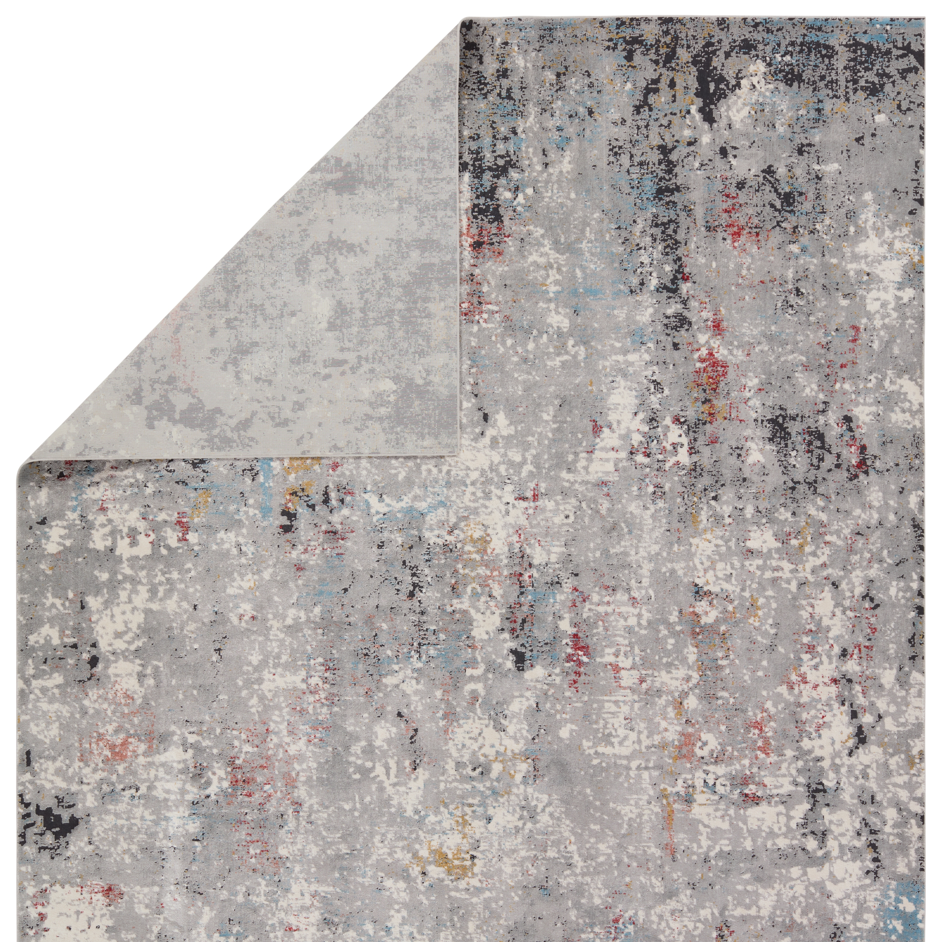 Vasari Abstract Gray/White Area Rug (10'X14') - Image 2