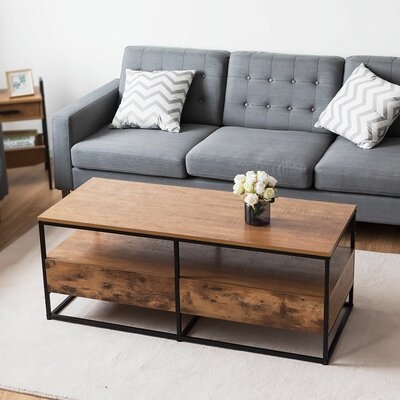 Crippen Sled Coffee Table with Storage - Image 0